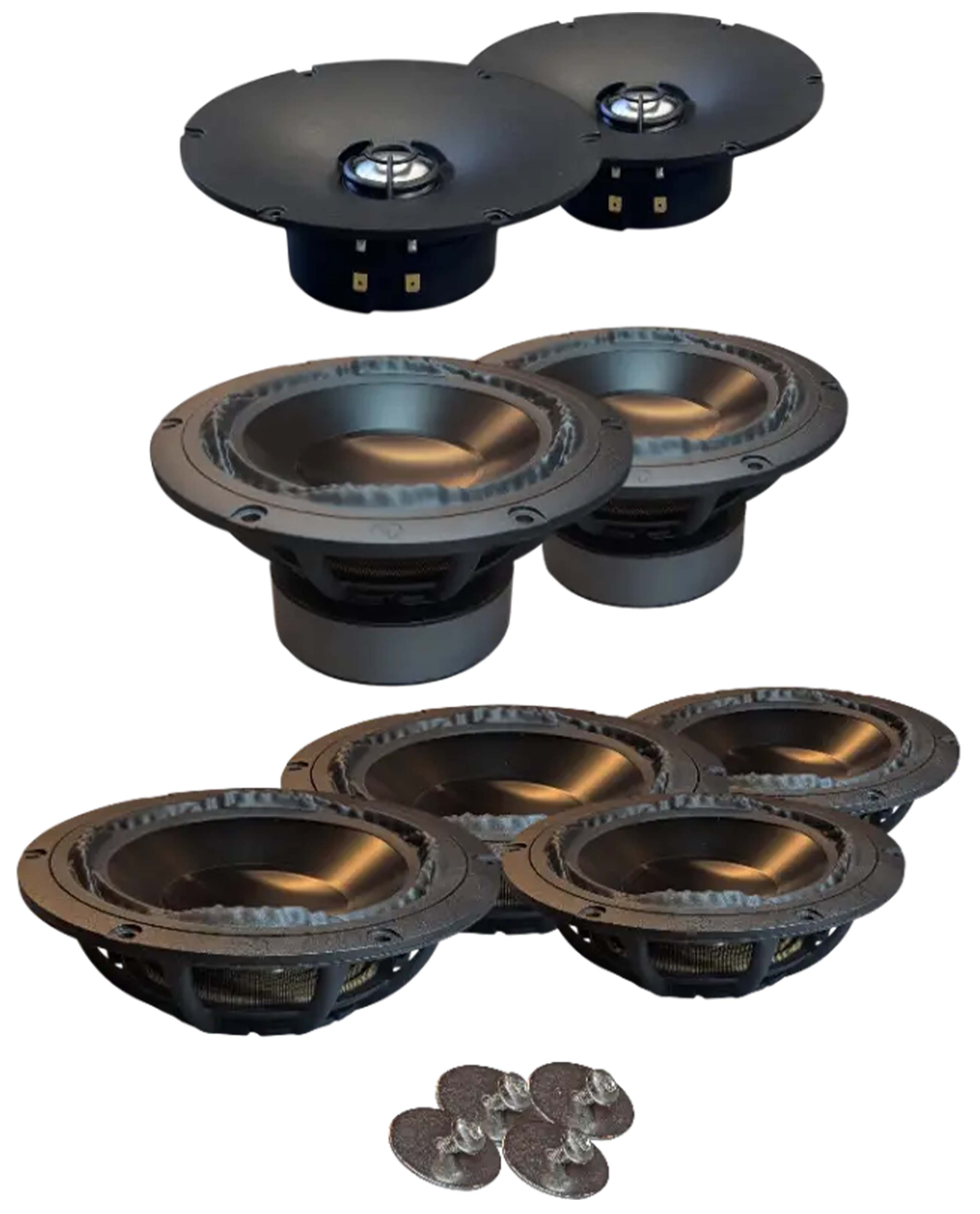 PURIFI SPK16 DIY Speaker Kit for 2 Way Passive Bookshelf Speakers (Pair)