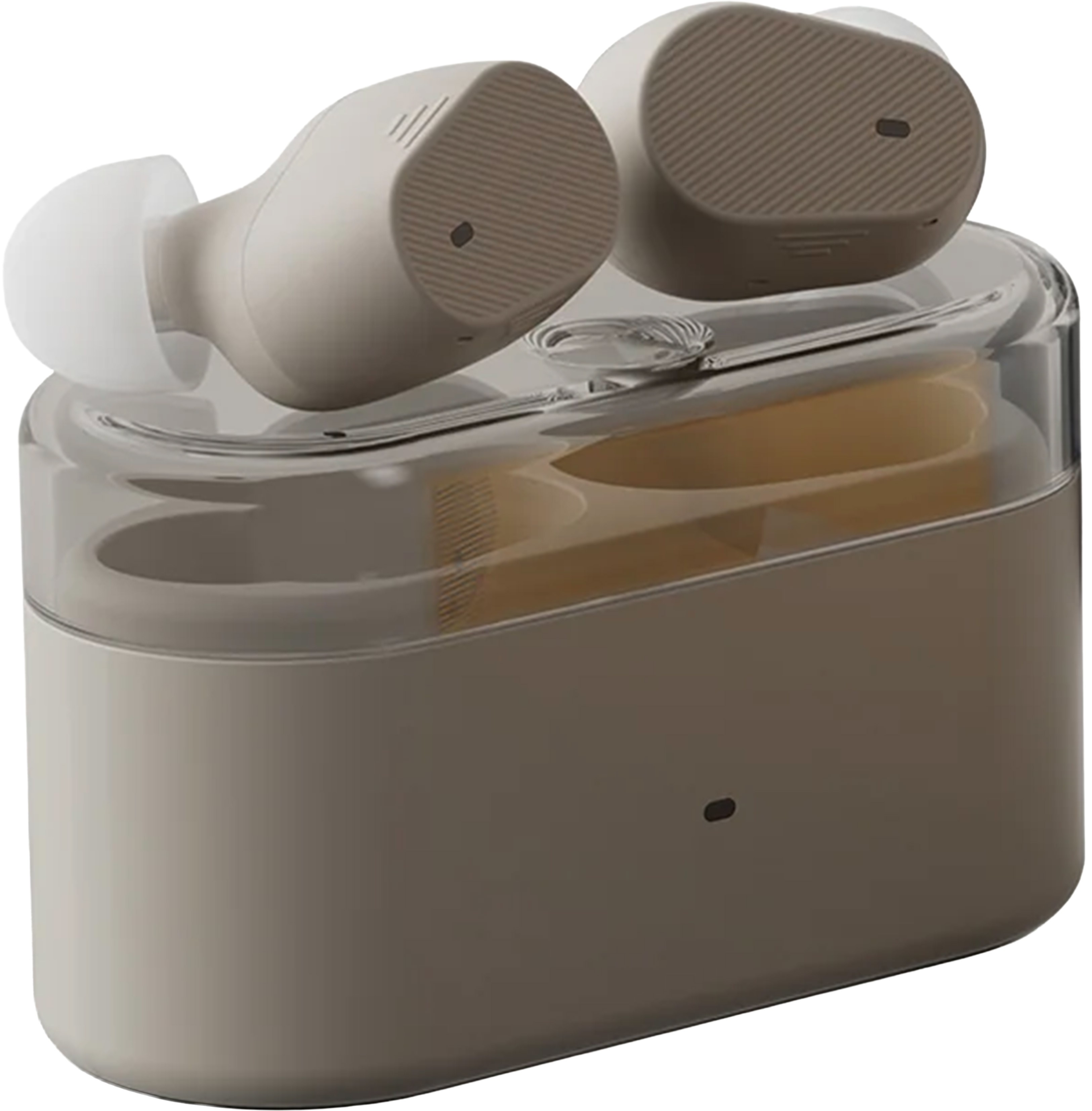 MOONDROP PUDDING Écouteurs Sans Fil Intra-Auriculaires IEM Dynamique Beige