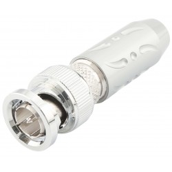 VIBORG VD305 BNC Connector Pure Copper / Silver Rhodium-Plated Ø8mm