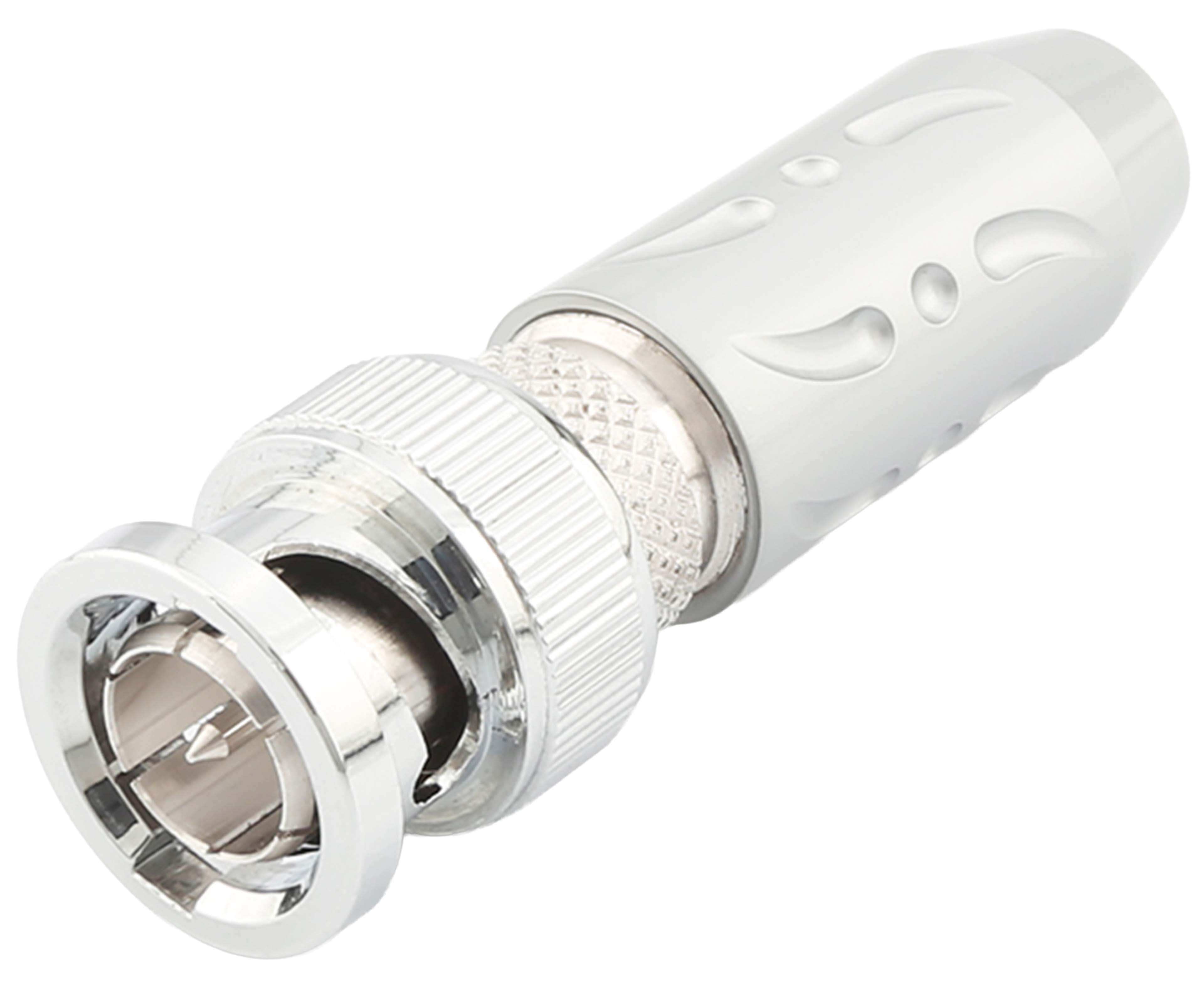 VIBORG VD305 BNC Connector Pure Copper / Silver Rhodium-Plated Ø8mm