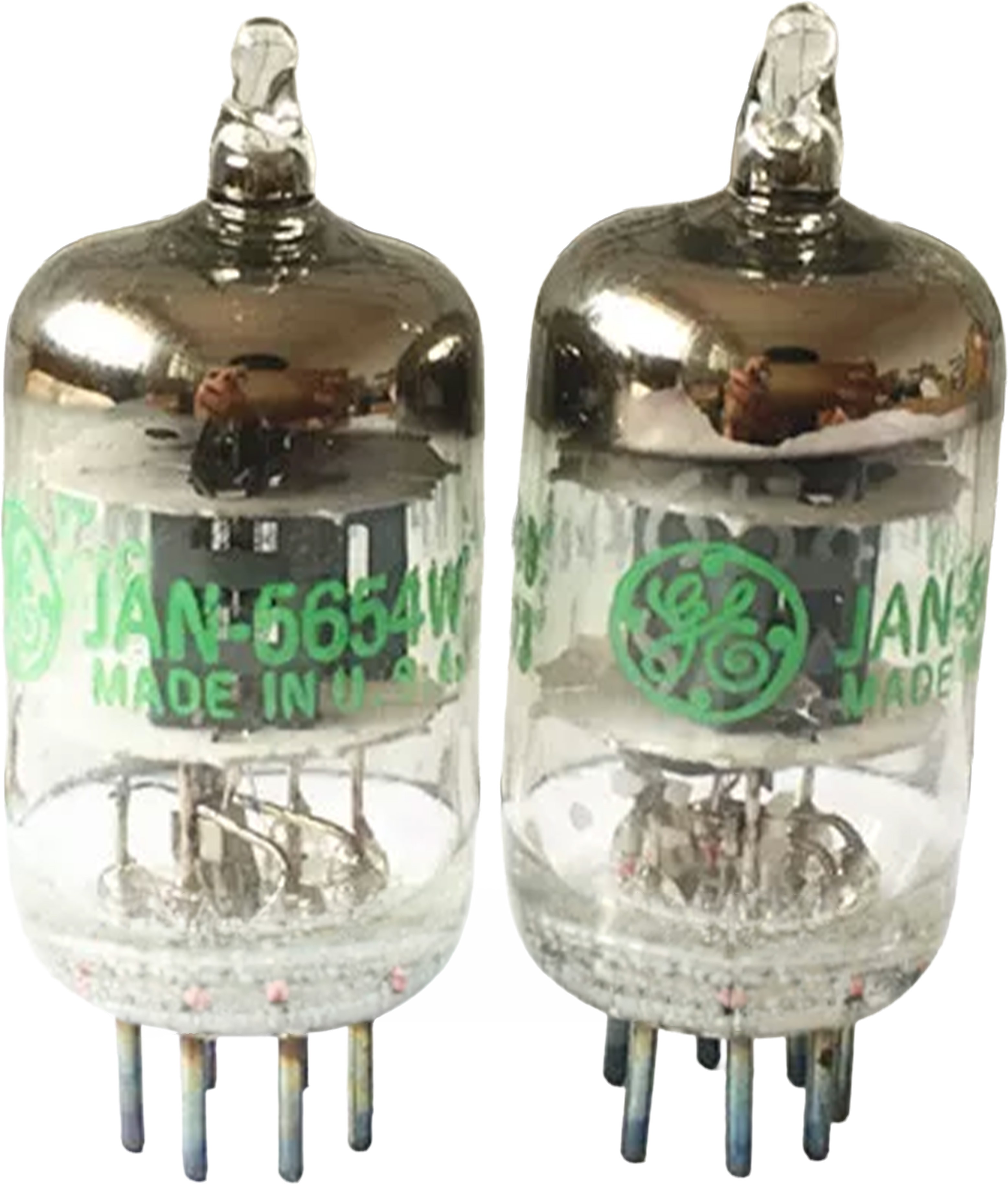 GE JAN 5654 Tubes Pentode (Pair)