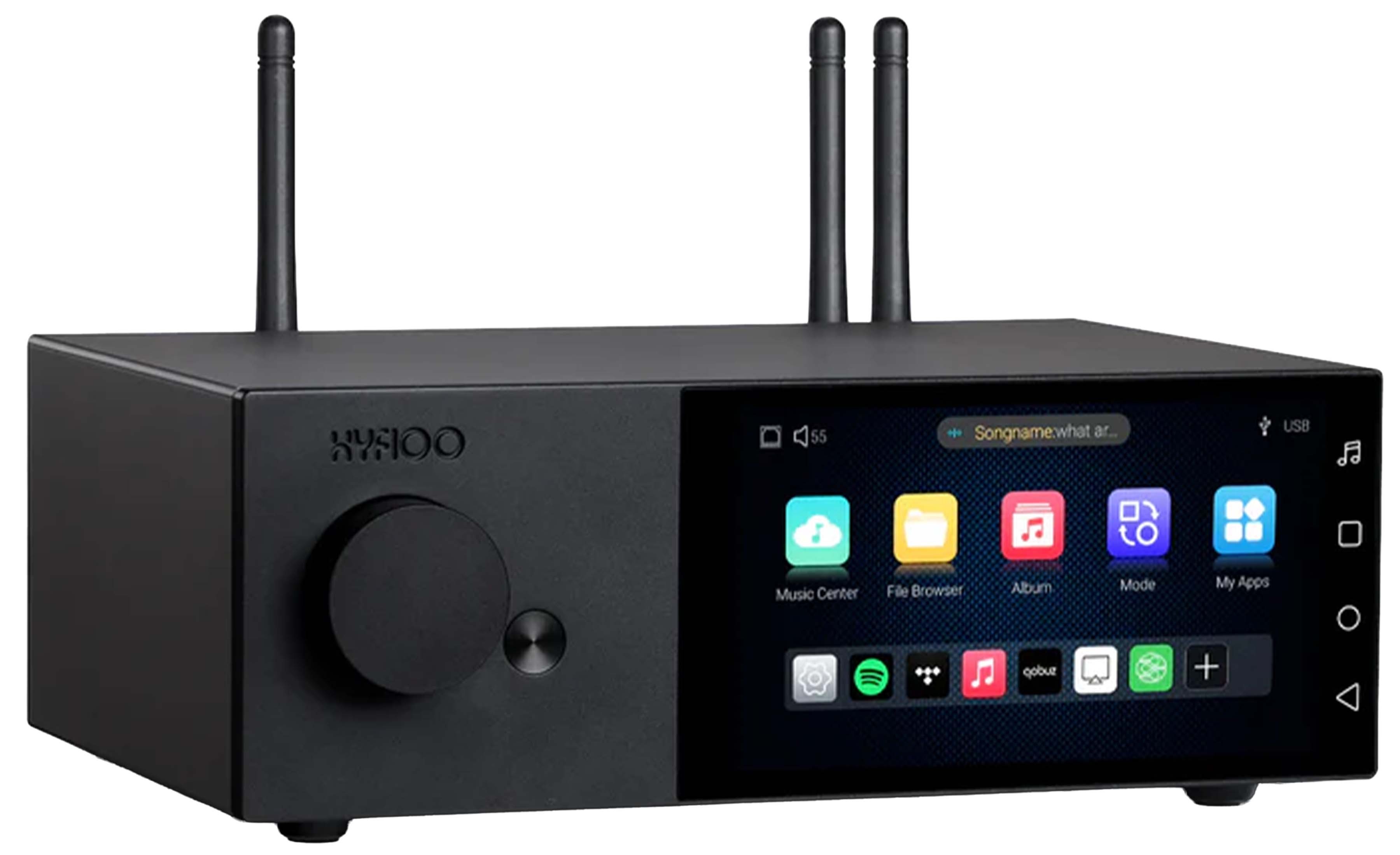 AIYIMA HYFIOO DM100 Streamer Digital Transport WiFi 6 Bluetooth 5.4 32bit 768kHz DSD1024