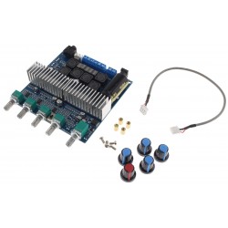 Amplifier Module 2.1 Class D TPA3116 2x 50W + 100W with Volume / Tone / Crossover Frequency Controls 