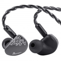 Kiwi Ears Cadenza II Écouteurs Intra-Auriculaires IEM Dynamiques 18 Ohm 106dB 10Hz-29kHz Gris
