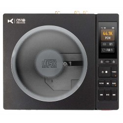 XDUOO CDM10 Portable CD Player DAC with JAN6418 Tube Battery-Powered 2x CS43198 32bit 384kHz DSD256 
