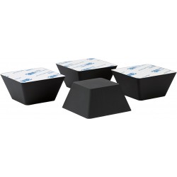 DYNAVOX EDS50 Absorbeurs de Vibrations Silicone 50x26mm Noir (Set x4)