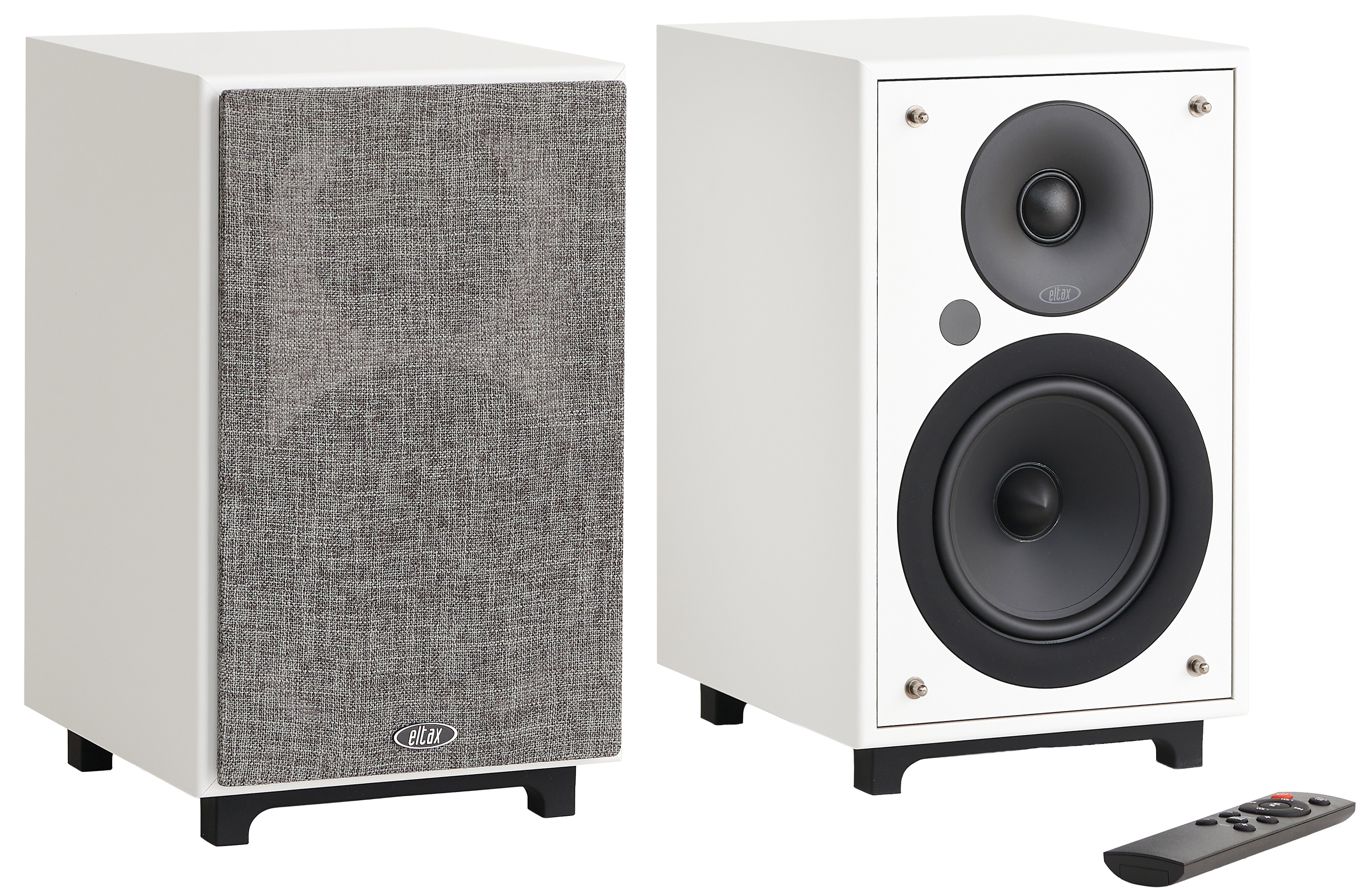 ELTAX MONITOR III NEO Active Bookshelf Speakers 2x50W Bluetooth 5.3 White (Pair)