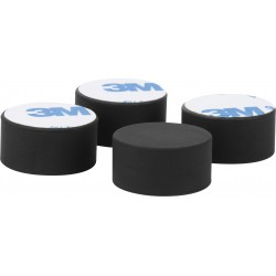 DYNAVOX ZYLINDRICAL SHAPE Elastomer Dampers 20x10mm (4 pieces)