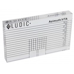 LUDIC Alignment Rule for Tonearm and Cartridge Azimuth VTA