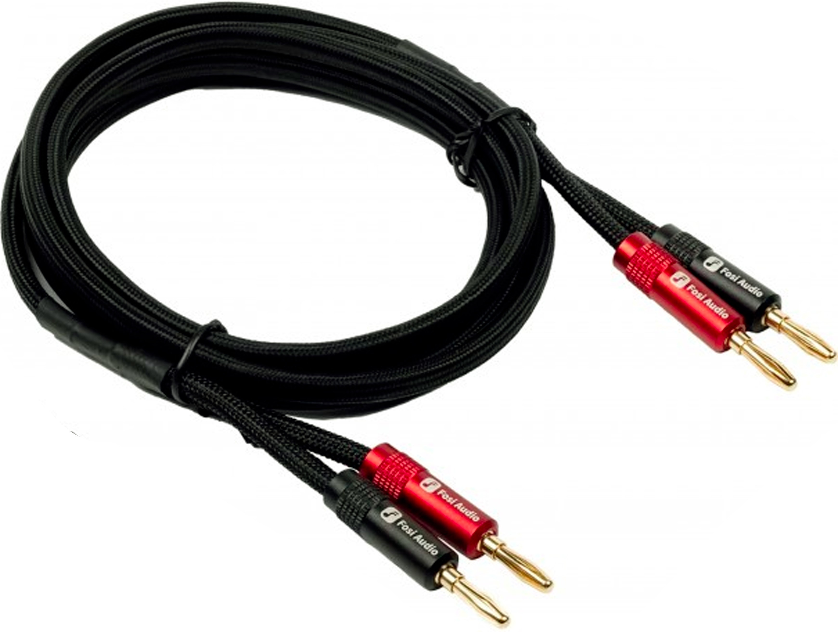 FOSI AUDIO Speaker Cable Banana OFC Copper Gold Plated 1.8m (Unit)