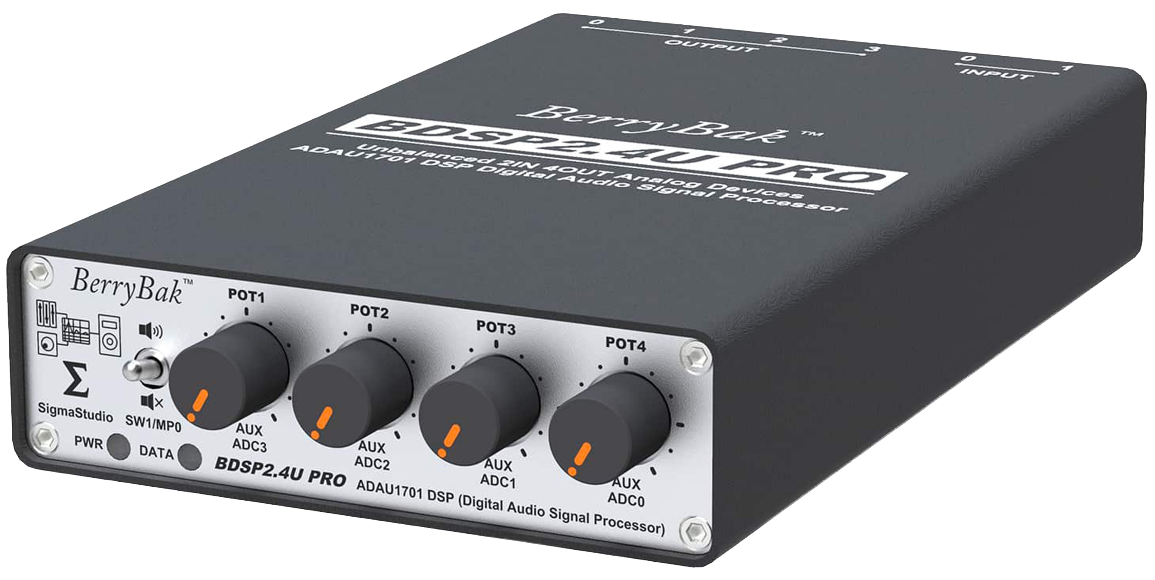 BERRYBAK BDSP2.4U PRO Préamplificateur DSP 4 canaux