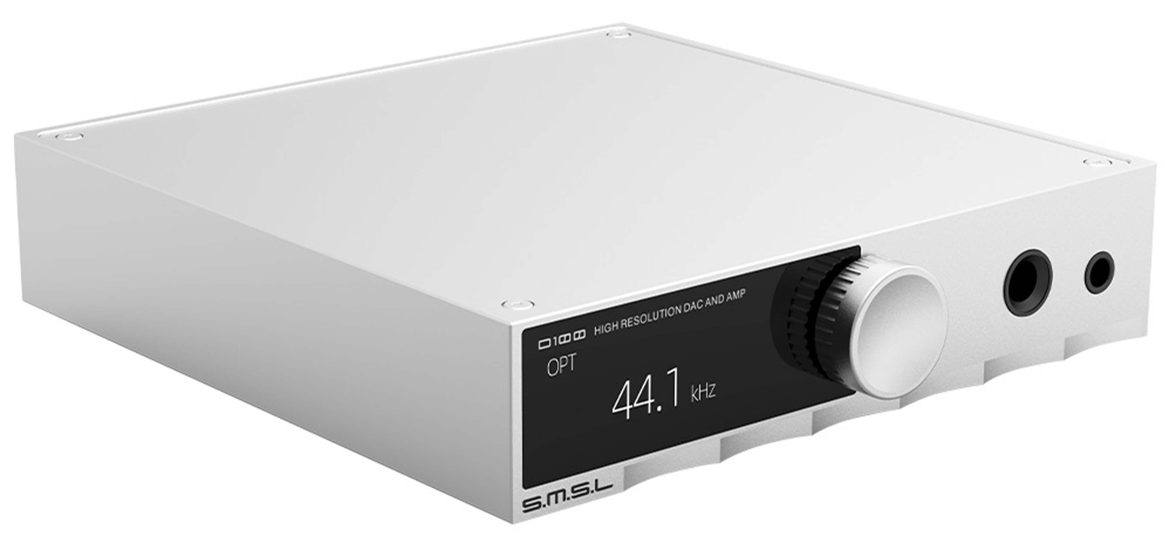 SMSL D100 DAC Headphone Amplifier XMOS XU316 ES9081 32bit 768kHz DSD512 Silver