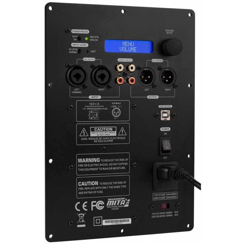 [GRADE A] DAYTON AUDIO SPA250DSP Class D Amplifier & DSP for Subwoofer Module 250W