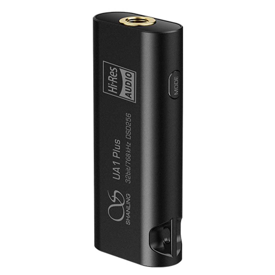[GRADE S] SHANLING UA1 PLUS DAC USB-C / Amplificateur Casque Portable 2xCS43131 32bit 768kHz DSD512 Noir