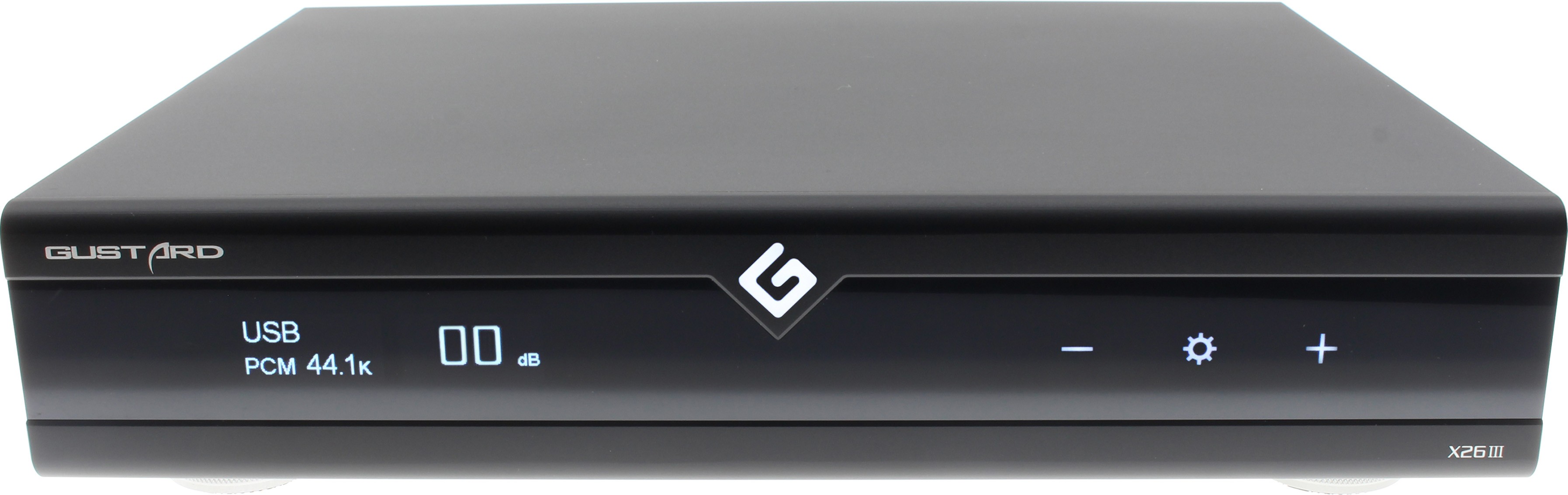 [GRADE A] GUSTARD X26III DAC 2x ES9039SPRO NOS Lecteur Réseau LAN Roon Airplay UPnP 32bit 768kHz DSD512 Noir