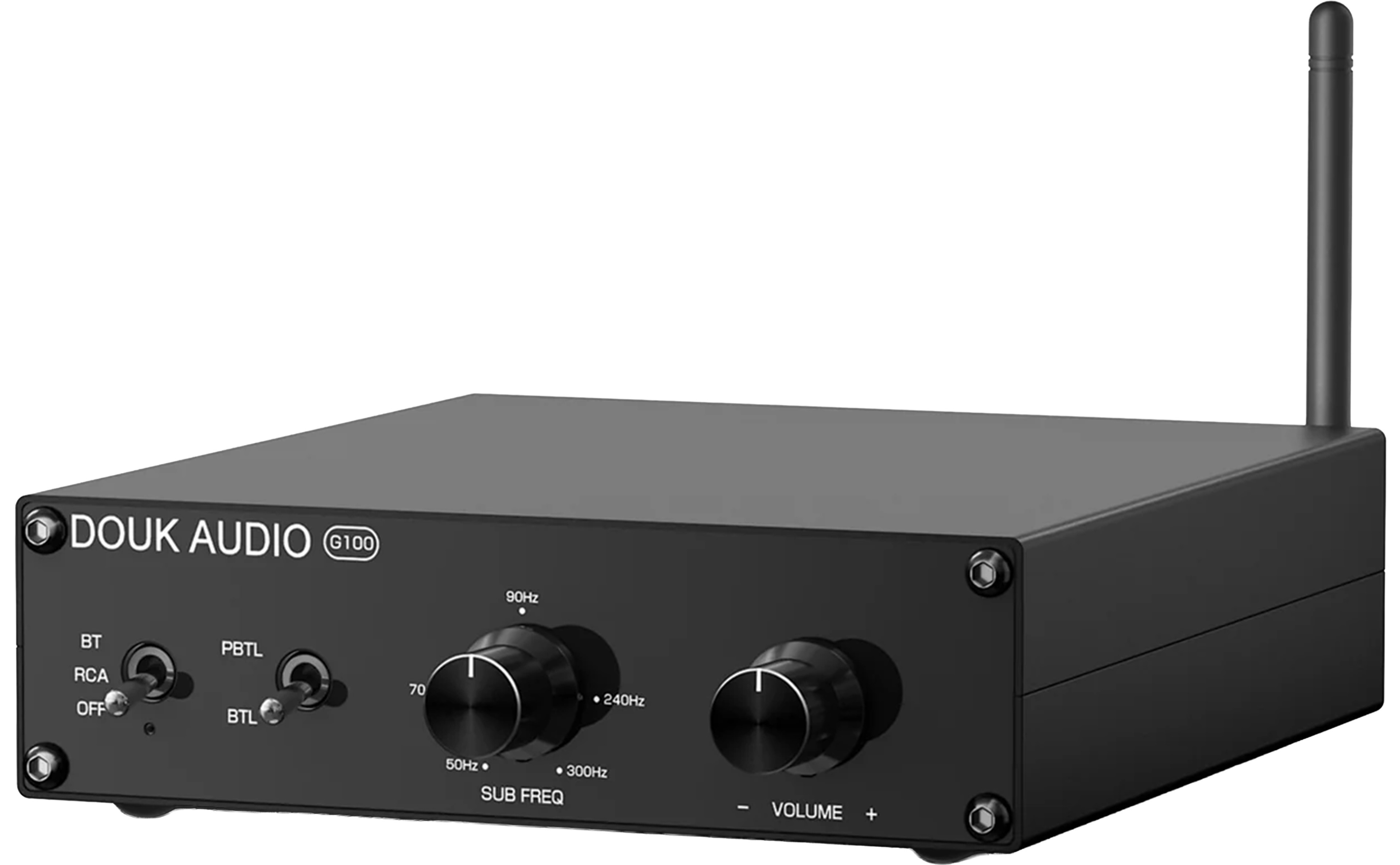 DOUK AUDIO G100 Amplificateur Class D pour Subwoofer / Vibreur Bass Shaker TPA3116D2 2x50W 50Hz-300Hz