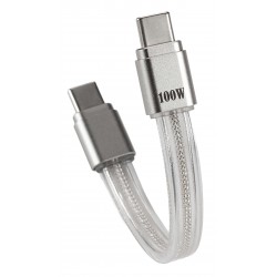 DD HIFI MD19S Câble USB-C Charge Rapide 100W Cuivre OCC / DATA OFC Plaqué Argent 8cm