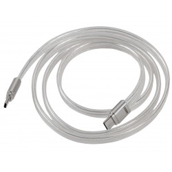 DD HIFI MD19S Câble USB-C Charge Rapide 100W Cuivre OCC / DATA OFC Plaqué Argent 100cm