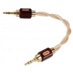 DD HIFI BC35Gold Câble de modulation Jack 3.5mm Stéréo TRS Blindé Plaqué Or 15cm