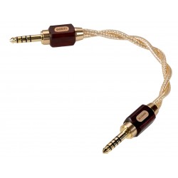 DD HIFI BC44Gold Câble de modulation Jack 4.4mm Symétrique TRRRS Blindé Plaqué Or 15cm