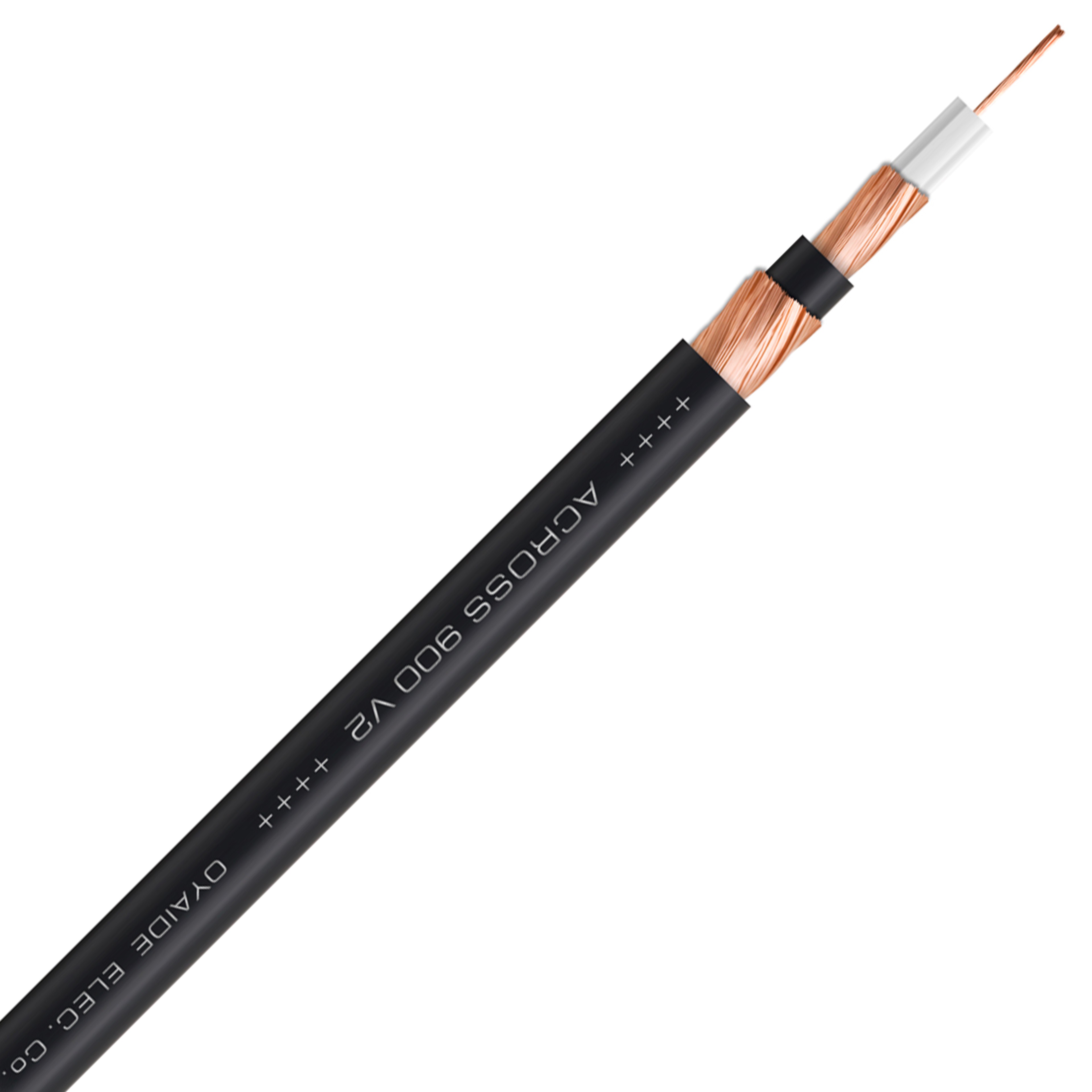 OYAIDE ACROSS 900 V2 Câble de Modulation Asymétrique Blindé Cuivre 1mm² Ø9.7mm