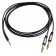 TOPPING B4T6-150 Balanced Interconnect Cable 4.4mm Jack to 2x 6.35mm Jack Shielded OFC Copper Gold Plated 1.5m