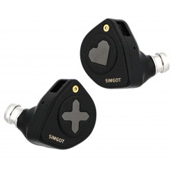 SIMGOT EW300 DSP Écouteurs Tribride In-Ear Headphones 1DD+1Planar+1PZT 28 Ohm 121dB 20Hz-20kHz USB-C
