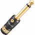 VIABLUE T8 TRS 6.35mm Mono Jack Connector Gold Plated (Unit)