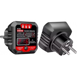 ANENG AC28 Testeur de Prise / Phase et de Sécurité Électrique 250V 50Hz/60Hz