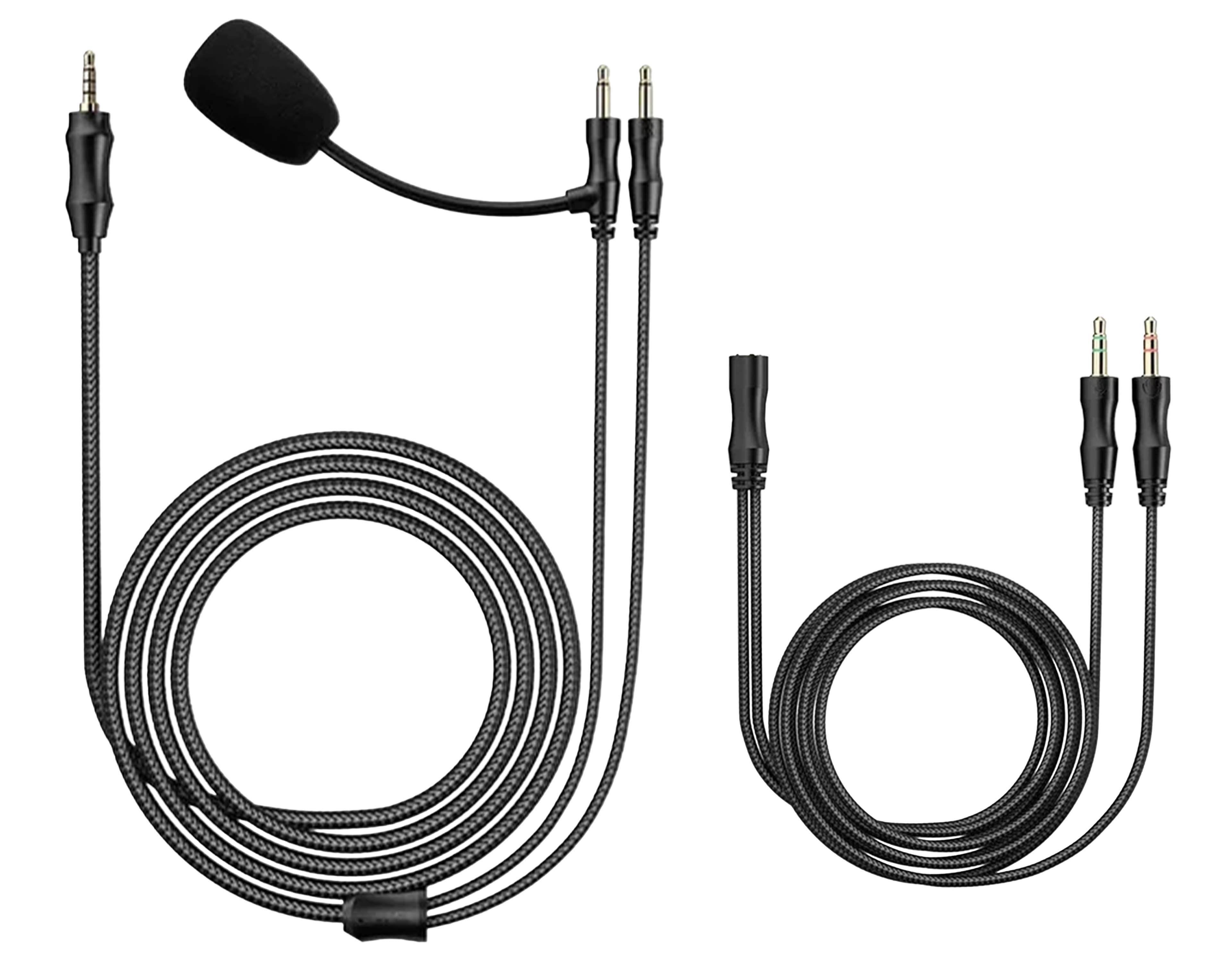 FIIO LL-3.5A Câble pour Casque avec Microphone 1.5m+0.6m