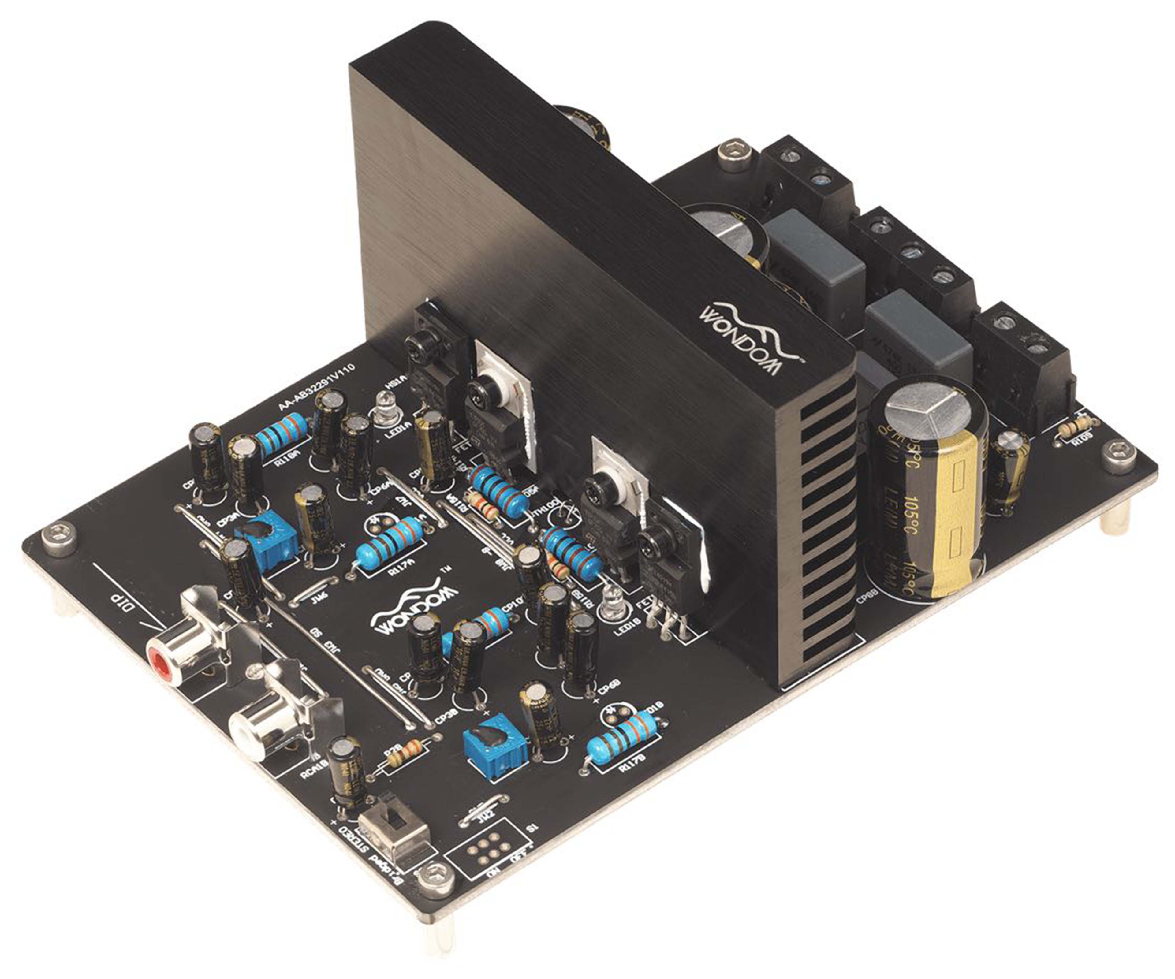 WONDOM AA-AB32321 Class D Amplifier Module IRS2092 2x87W 8 ohm