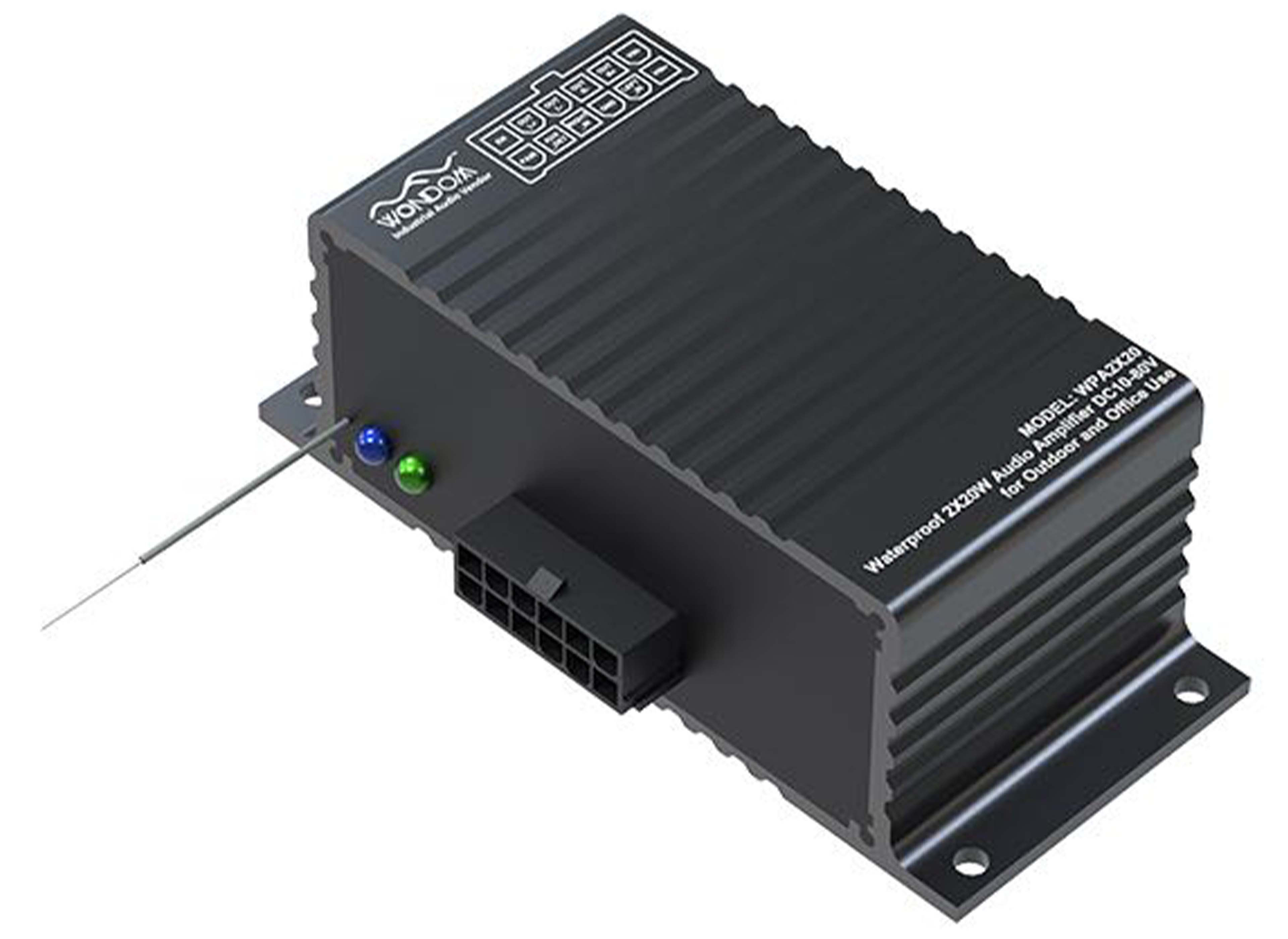 WONDOM AA-AS32992 WPA2X20 IP67 Waterproof Amplifier Bluetooth 2x20W 