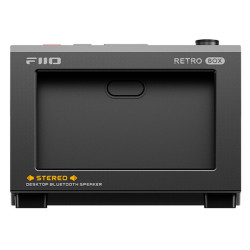 FiiO RETRO BOX Portable Active Speaker USB DAC 32bit 96kHz Bluetooth 6.0 LDAC 2x 5.3W 65Hz–20kHz Black