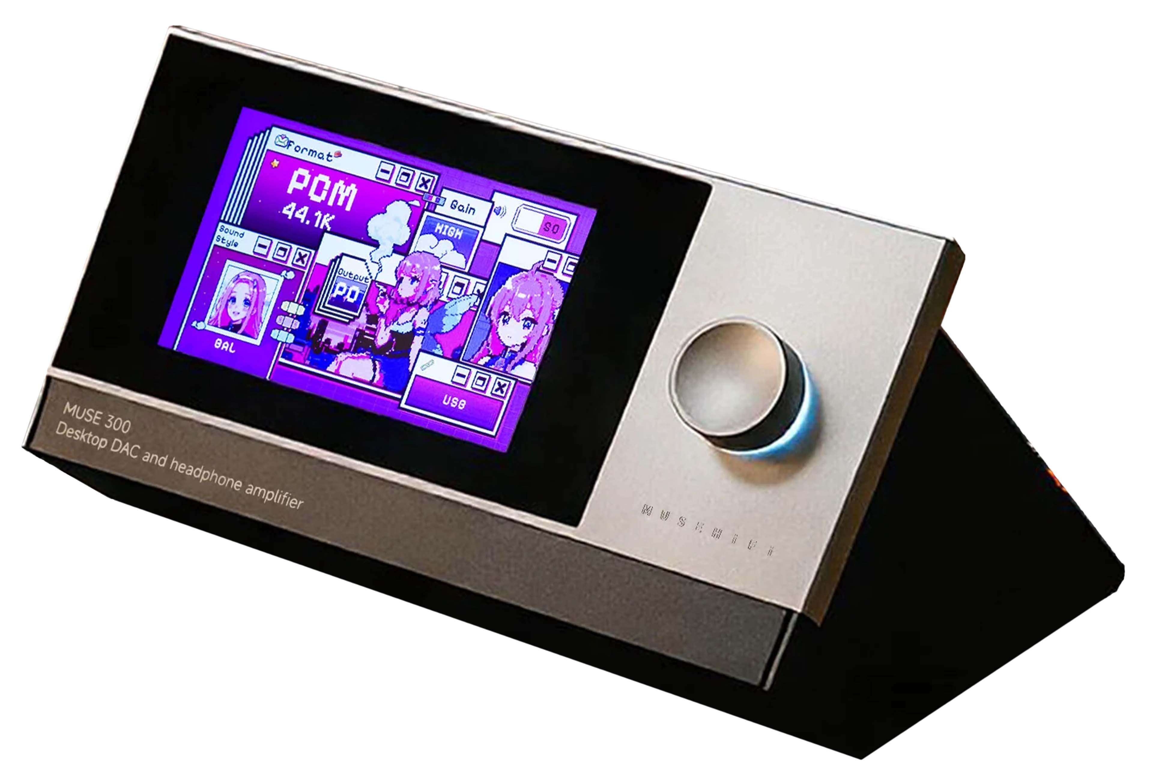 MUSE HIFI MUSE300 DAC Headphone Amplifier ES9039 TPA6120AX2 Bluetooth 5.4 QCC3095 aptX-HD LDAC 32bit 384kHz DSD256