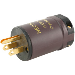 NEOTECH NC-P313 II Connecteur secteur US NEMA Cuivre G-UPOCC Plaqué Or et Argent