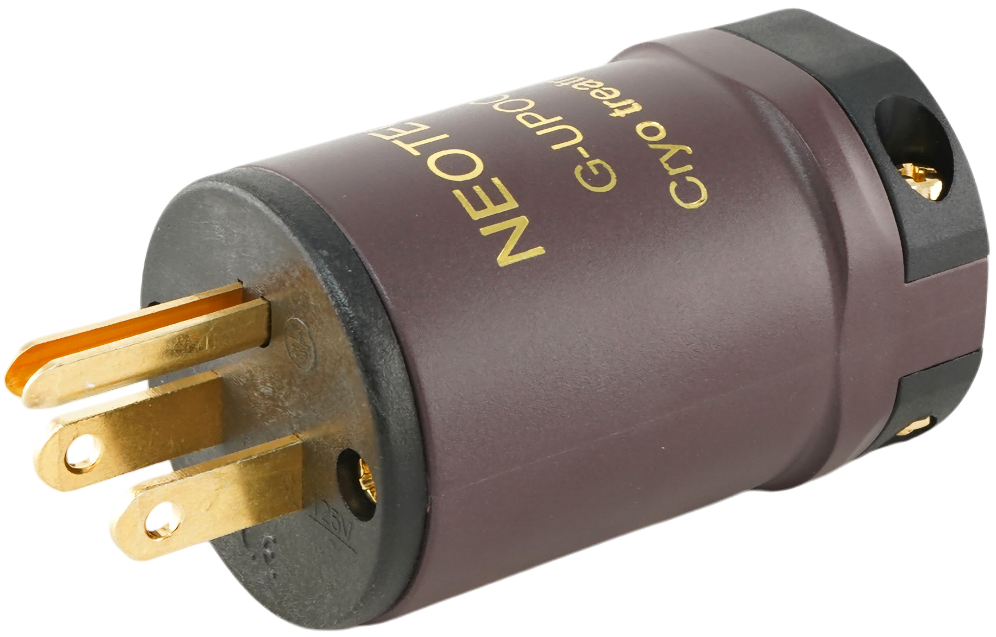 NEOTECH NC-P313 II Connecteur secteur US NEMA Cuivre G-UPOCC Plaqué Or et Argent