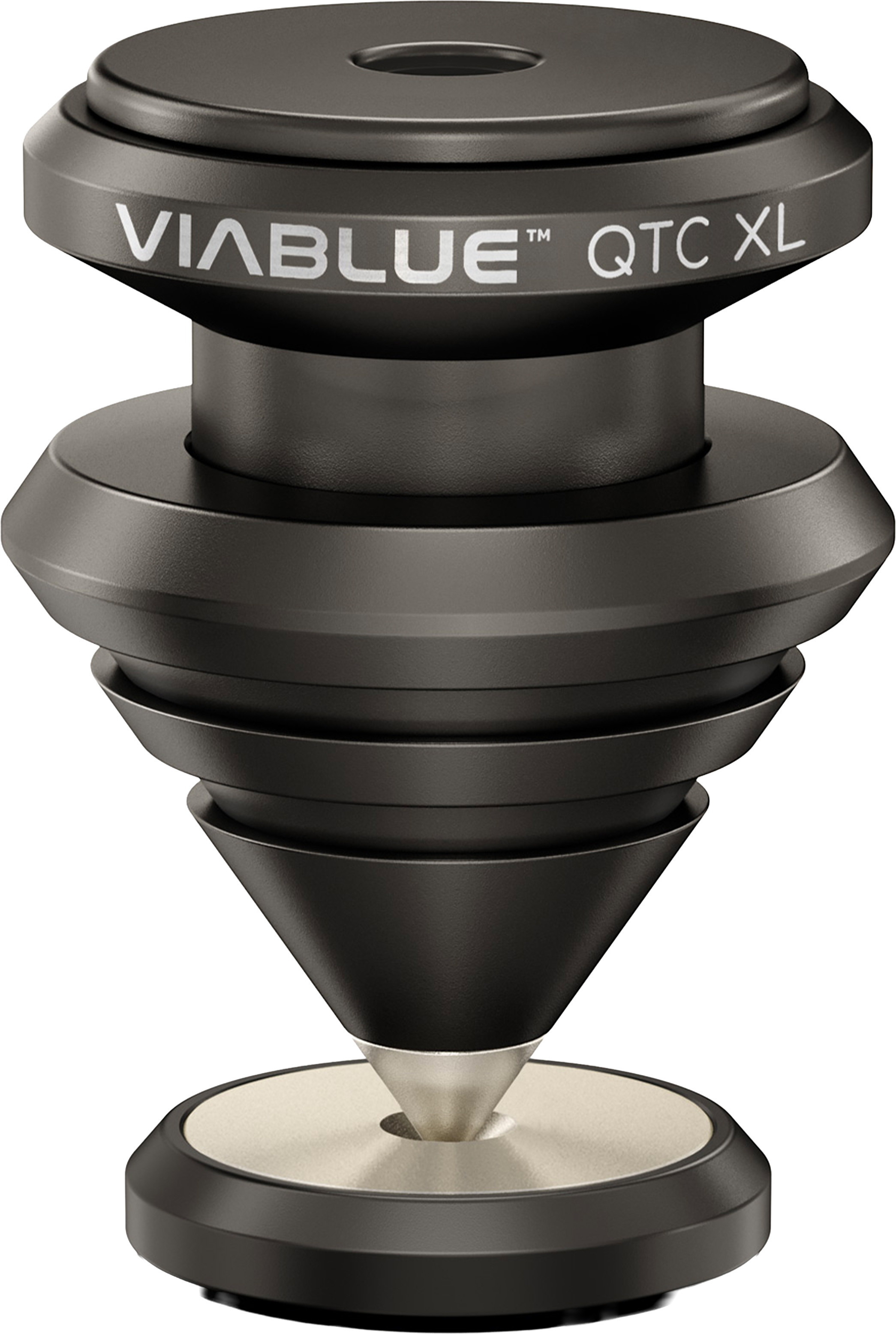 VIABLUE QTC XL SPIKES Decoupling Spikes for Speakers and Heavy Equipment 48mm Black (Set x4)
