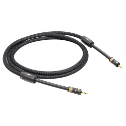 VIABLUE NF-S1 T8 Câble de Modulation Jack 3.5mm Stéréo Blindé Cuivre OFC 0.5m Noir