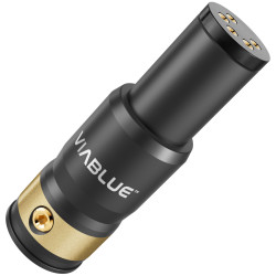 VIABLUE T8 5PIN Connecteur DIN Phono 5 broches plaqué Or Ø10mm