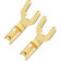 VIABLUE T8 MINI SPADE Contacts Spade Plugs 24k Gold-Plated Copper (Pair)