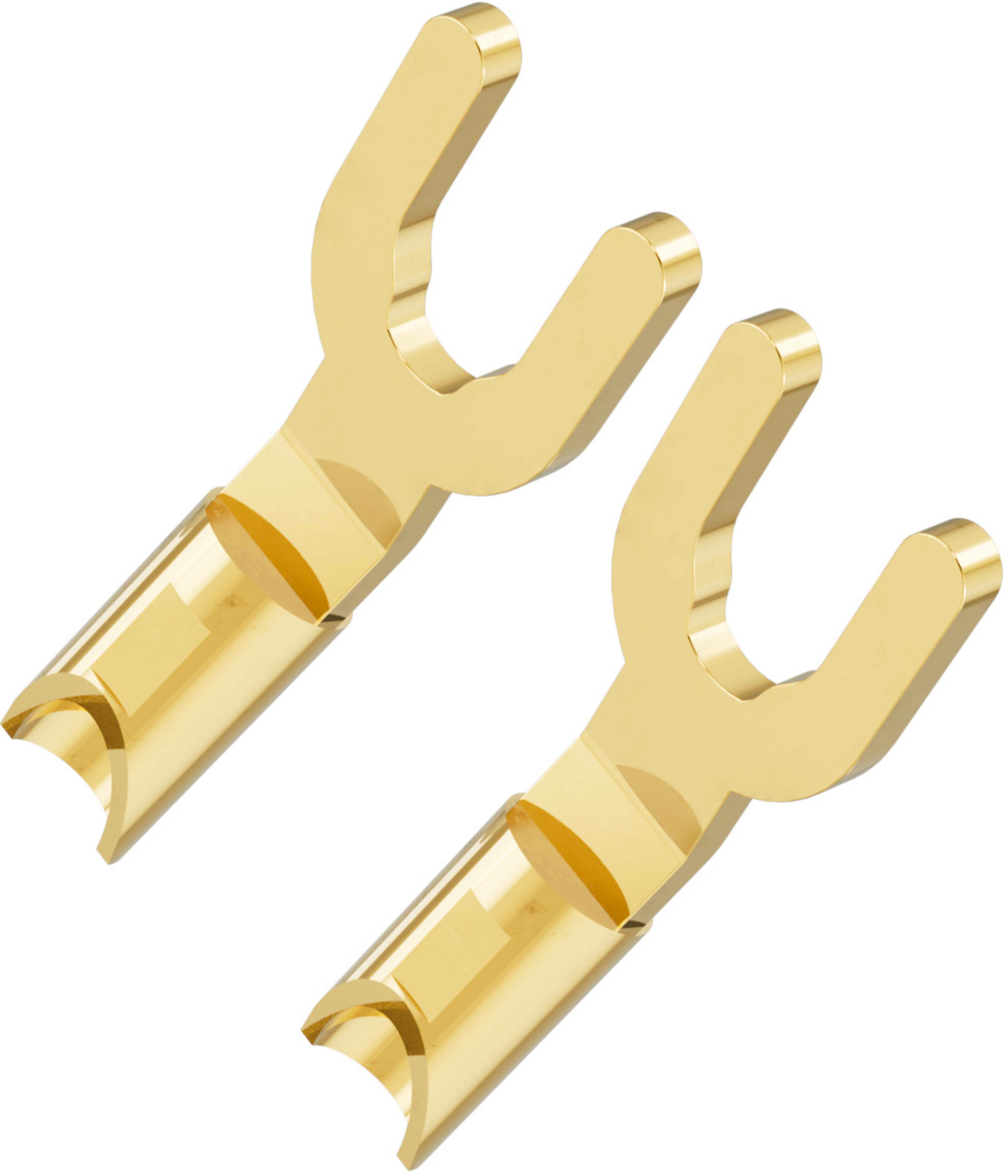 VIABLUE T8 MINI SPADE Contacts Spade Plugs 24k Gold Plated Copper (Pair)