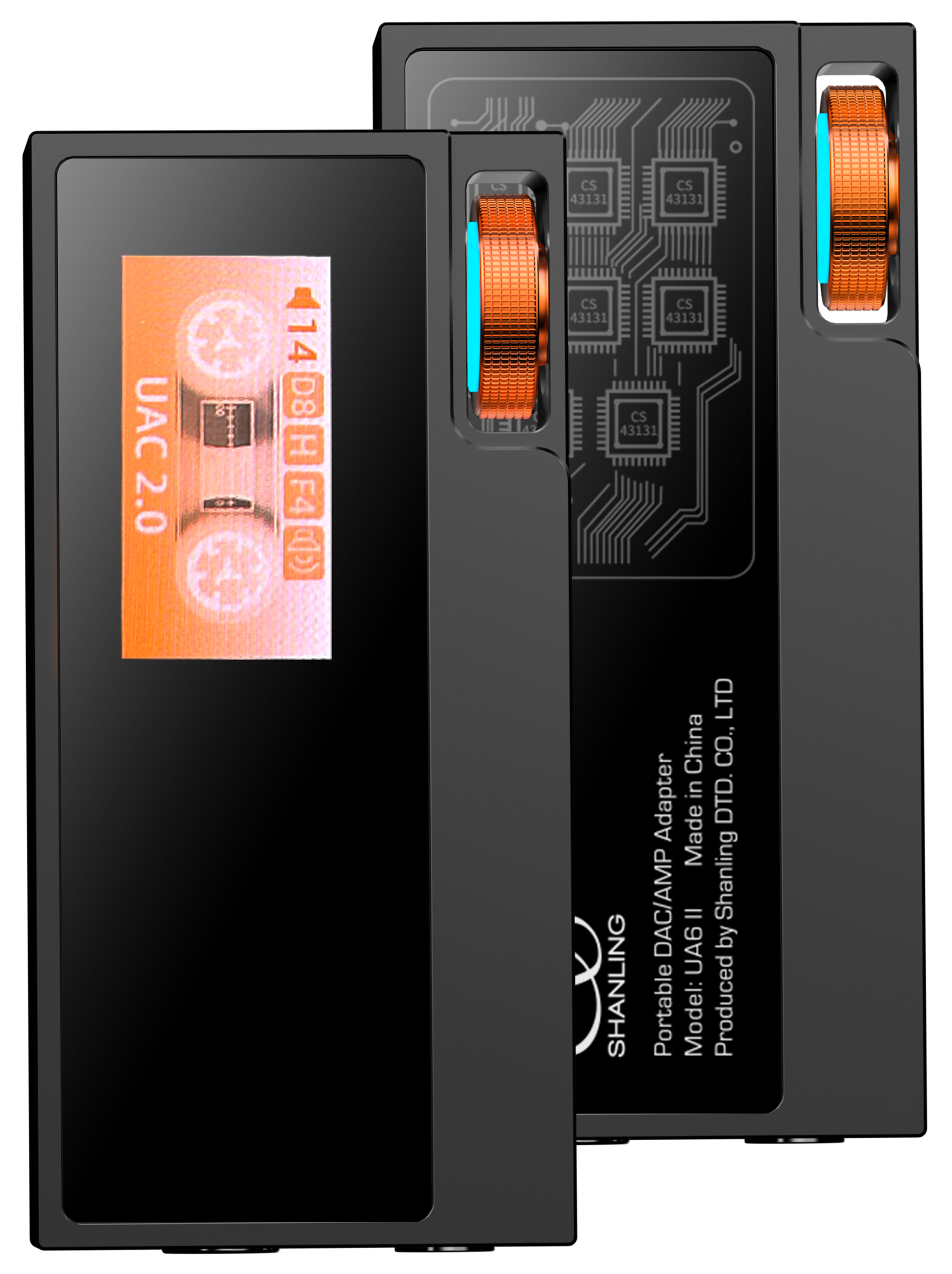 SHANLING UA6 II Portable Balanced DAC 8x CS43131 32bit 768kHz DSD512 Black