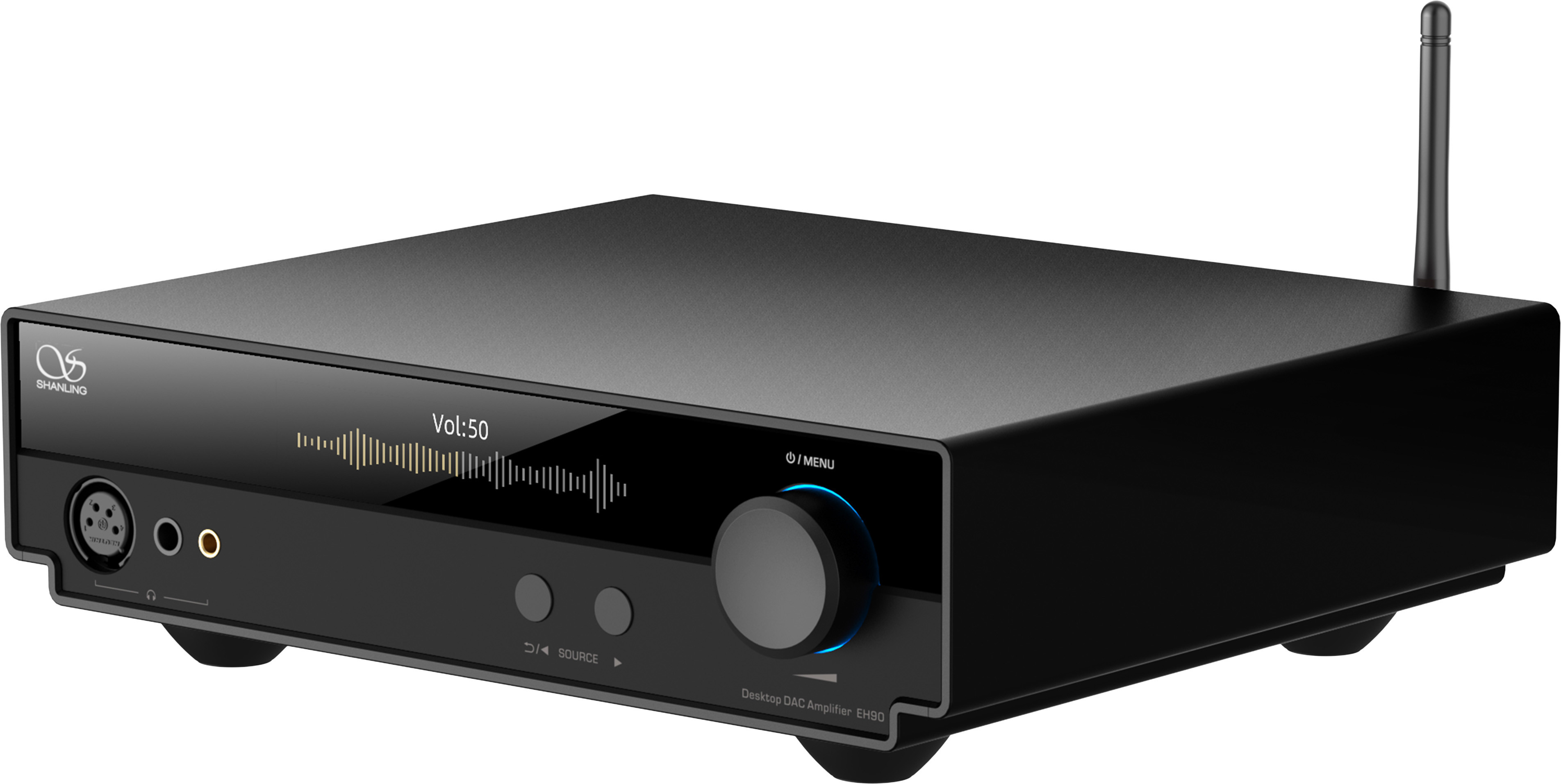 SHANLING EH90 R2R DAC Headphone Amplifier Bluetooth 5.4 32bit 768kHz DSD512 Black