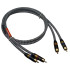 Interconnect RCA Cables Dual Shielding Canare L-4E6S OFC Copper 30cm (Pair)