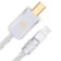 ATAUDIO AT-G015 Câble Lightning vers USB-B Argent Pur 75cm