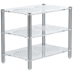 FOSI AUDIO 3-Tier Acrylic Stand for Hi-Fi Equipment