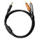 FOSI AUDIO Câble de Modulation Jack 3.5mm Mâle vers 2x RCA Mâles Blindé Cuivre 1.2m