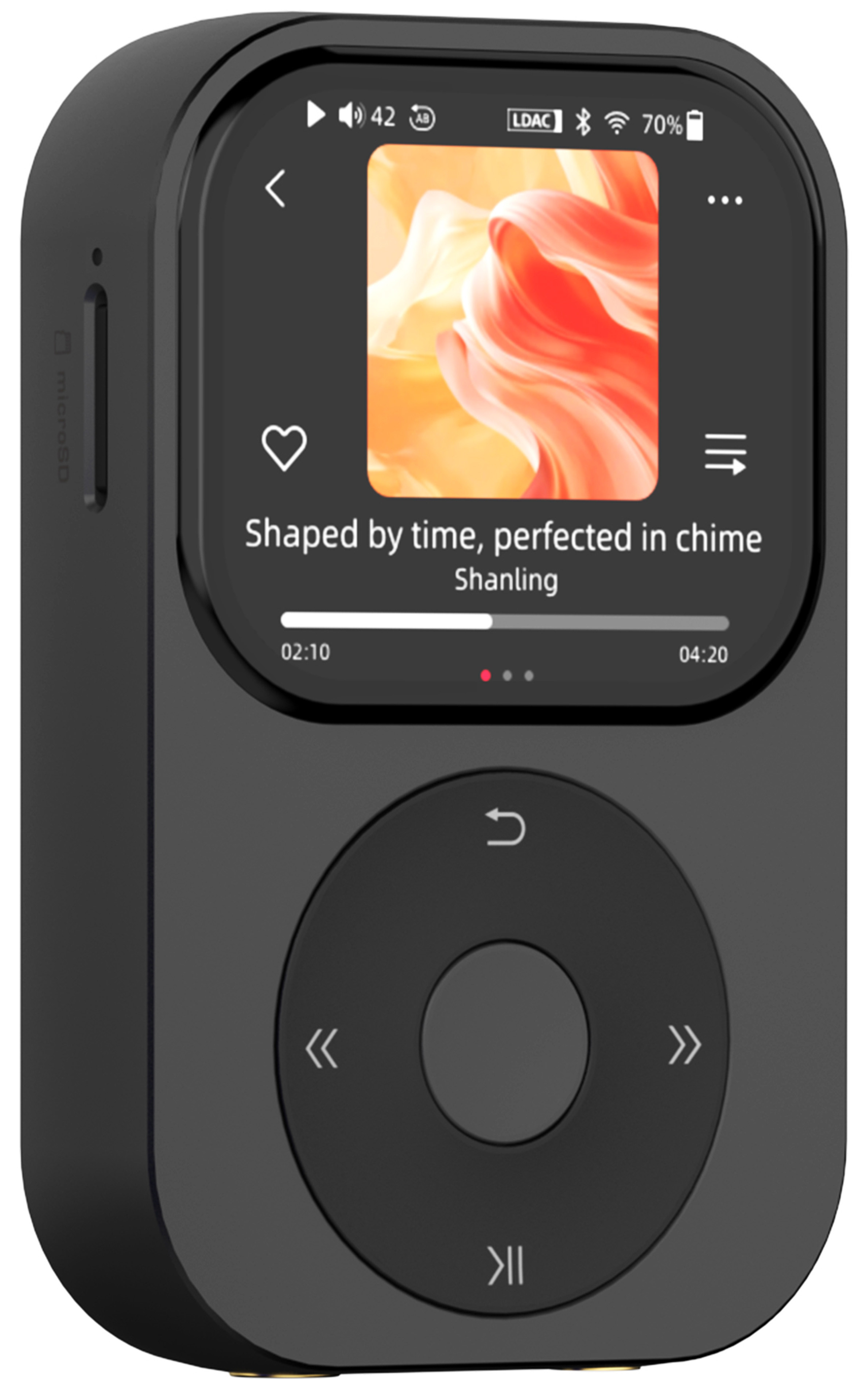 SHANLING Q2 Digital Audio Player DAP Bluetooth 5.2 WiFi 4xCS43131 32bit 768kHz DSD512 Black