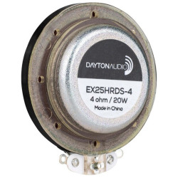 DAYTON AUDIO EX25HRDS-4 Dual-Suspension Exciter Speaker 20W 4 Ohms Ø25mm