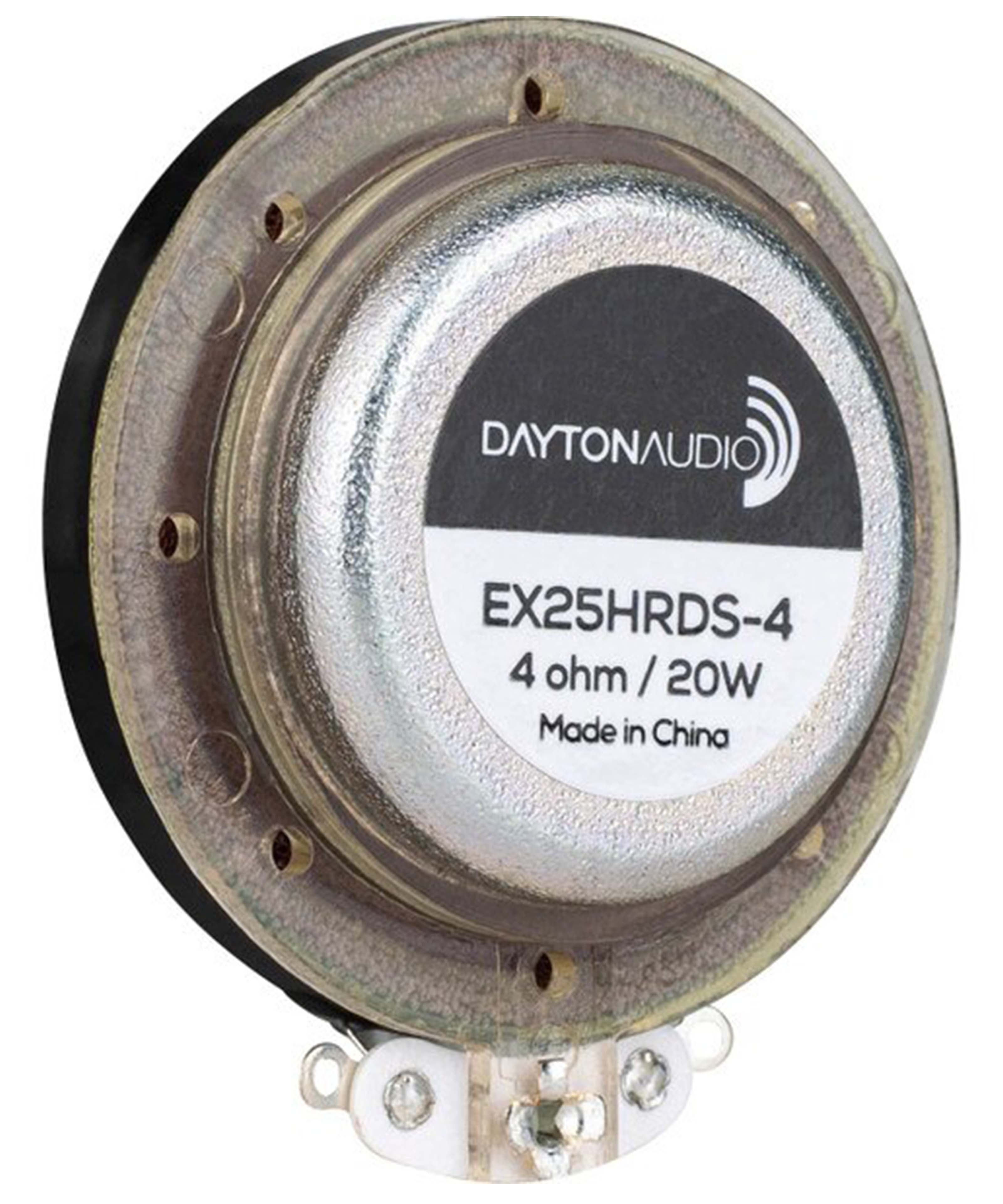 DAYTON AUDIO EX25HRDS-4 Dual Suspension Speaker Driver Exciter 20W 4 Ohms Ø25mm